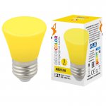Лампа светодиодная Volpe LED-D45-1W/YELLOW/E27/FR/С BELL