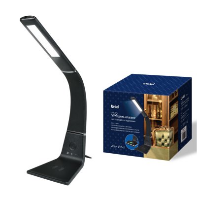 Светодиодный светильник Uniel TLD-565 Black/LED/360Lm/3000-6000K/Dimmer/WR Светодиодный светильник Uniel TLD-565 Black/LED/360Lm/3000-6000K/Dimmer/WR