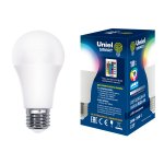 Лампа светодиодная Uniel LED-A60-10W/RGB/E27/REG PLS21WH