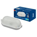 Светильник пылевлагозащищенный Uniel UWL-O01 100W/E27 IP54 WHITE Овал