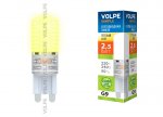 Лампа светодиодная Volpe LED-JCD-2,5W/WW/G9/CL/S