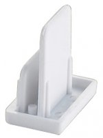 Однофазная трековая система Volpe Заглушка торцевая UFB-Q121 C21 WHITE 1 POLYBAG