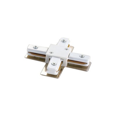 Однофазная трековая система Volpe Соединитель для шинопроводов Х-образный UBX-Q121 K41 WHITE 1 POLYBAG Однофазная трековая система Volpe Соединитель для шинопроводов Х-образный UBX-Q121 K41 WHITE 1 POLYBAG