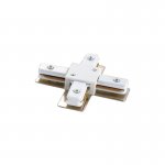 Однофазная трековая система Volpe Соединитель для шинопроводов Х-образный UBX-Q121 K41 WHITE 1 POLYBAG