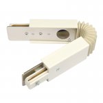 Однофазная трековая система Volpe Соединитель для 2-х шинопроводов UBX-Q121 K24 WHITE 1 POLYBAG