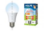 Лампа светодиодная диммируемая Volpe LED-A60-8W/NW/E27/FR/DIM/O