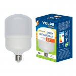 Лампа светодиодная с матовым рассеивателем Volpe LED-M80-25W/WW/E27/FR/S