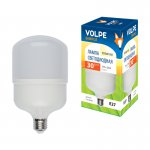 Лампа светодиодная с матовым рассеивателем Volpe LED-M80-30W/WW/E27/FR/S
