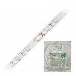 Лента светодиодная интерьерная Volpe ULS-Q121 3528-60LED/m-8mm-IP20-DC12V-4,8W/m-3M-WW
