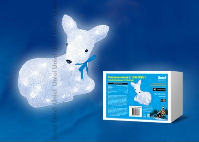 Фигура светодиодная Uniel ULD-M2926-040/STA WHITE IP20 LYING FAWN-1