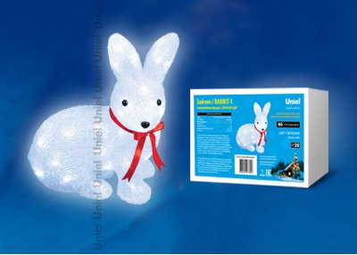 Фигура светодиодная Uniel ULD-M2732-040/STA WHITE IP20 RABBIT-1 Фигура светодиодная Uniel ULD-M2732-040/STA WHITE IP20 RABBIT-1