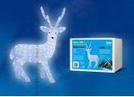Фигура светодиодная Uniel ULD-M6393-200/STA WHITE IP20 DEER-1