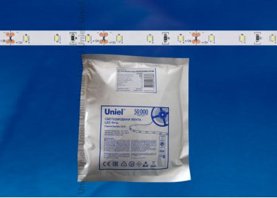Лента светодиодная (Дизайнерская серия) Uniel ULS-3014-60LED/m-6mm-IP20-DC12V-6W/m-5M-DW