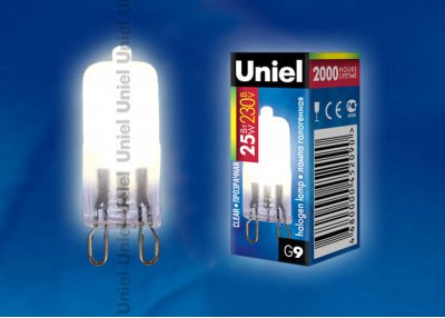 Лампа галогенная Uniel JCD-CL-25/G9
