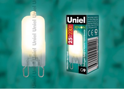 Лампа галогенная Uniel JCD-FR-X25/G9
