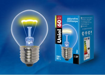 Лампа накаливания Uniel IL-G45-CL-60/E27