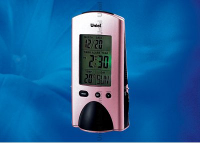Часы с метеостанцией Uniel UTI-74L цвет корпуса - сиреневый Часы с метеостанцией Uniel UTI-74L цвет корпуса - сиреневый