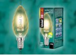 Лампа галогенная Uniel HCL-28/CL/E14 candle twisted gold