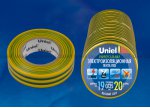 Изоляционная лента Uniel UIT-135P 20/19/10 YGR
