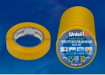 Изоляционная лента Uniel UIT-135P 10/15/10 YEL