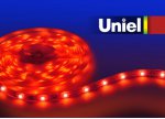 Гибкая светодиодная лента Uniel ULS-3528-60LED/m-8mm-IP33-DC12V-4,8W/m-5M-RED
