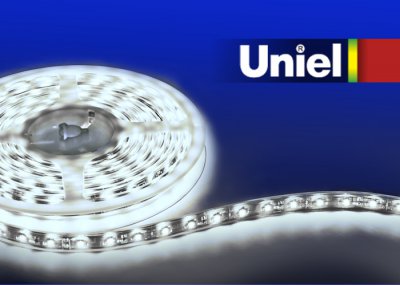 Гибкая светодиодная лента Uniel ULS-3528-60LED/m-8mm-IP33-DC24V-4,8W/m-3M-WW