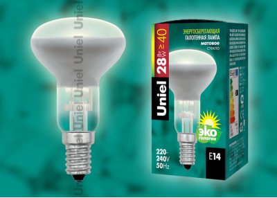 Лампа галогенная Uniel HCL-28/FR/E14 Reflector