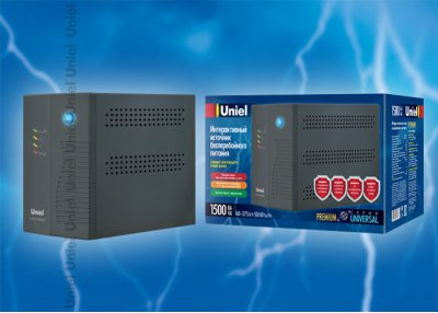 Интерактивный источник бесперебойного питания "Uniel" Uniel U-IUPS-1500UC