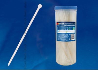 Хомут нейлоновый Uniel UCS-S35/150 White 1000 TUBE