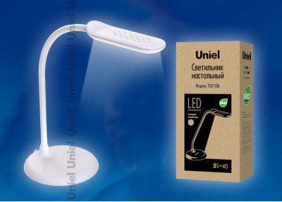 Лампа настольная Uniel TLD-506 White/LED/550Lm/5000K Лампа настольная Uniel TLD-506 White/LED/550Lm/5000K