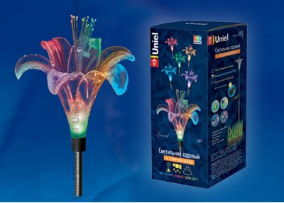 Садовый светильник на солнечной батарее Uniel USL-S-104/MT810 Lily Садовый светильник на солнечной батарее Uniel USL-S-104/MT810 Lily