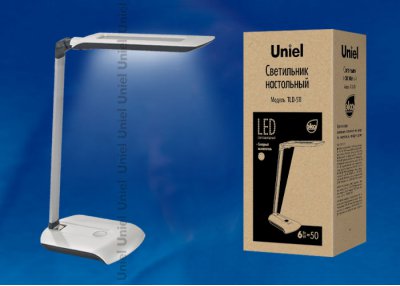 Лампа настольная Uniel TLD-511 Pearl/LED/550Lm/4500K