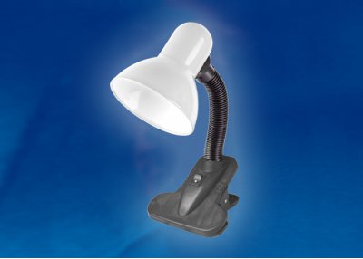 Лампа настольная Uniel TLI-202 White. E27 Лампа настольная Uniel TLI-202 White. E27