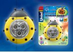 Светодиодный светильник-ночник на батарейках Uniel DTL-354 Божья Коровка/Yellow/3LED/3AAA