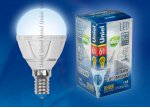 Лампа светодиодная Uniel LED-G45-6W/NW/E14/FR ALP01WH пластик