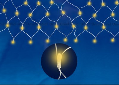 Сетка светодиодная Uniel ULD-N2520-240/DTA YELLOW IP20