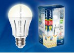 Лампа светодиодная Uniel LED-A60-9W/WW/E27/FR ALM01WH пластик