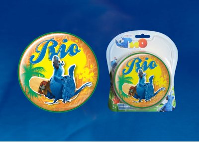 Cветильник-ночник круглый Uniel DTL-371 RIO1-12 GREEN