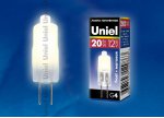 Лампа галогенная Uniel JC-12/20/G4 FR