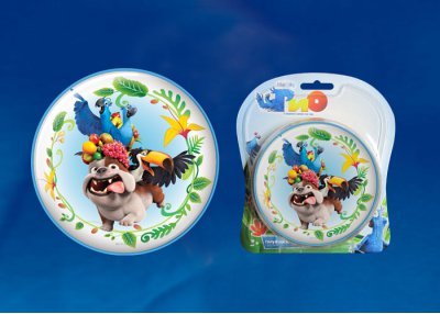 Cветильник-ночник круглый Uniel DTL-371 RIO1-13 BLUE