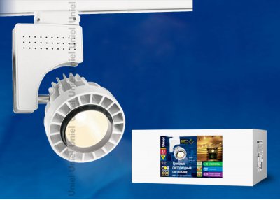 Светильник светодиодный трековый Uniel ULB-M04А-33W/WW WHITE