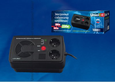 Стабилизатор напряжения Uniel U-STR-1000/1 Стабилизатор напряжения Uniel U-STR-1000/1
