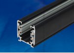 Шинопровод осветительный Uniel UBX-AS4 BLACK 300 POLYBAG
