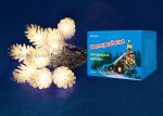 Гирлянда UNIEL ULD-S0280-020/DTA WARM WHITE IP20 PINE CONES