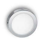 Ideal Lux UNIVERSAL AP1 12W ROUND CROMO Настенный светильник