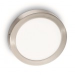 Ideal Lux UNIVERSAL AP1 18W ROUND NICKEL Настенный светильник