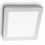 Ideal Lux UNIVERSAL AP1 18W SQUARE BIANCO Настенный светильник