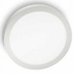 Ideal Lux UNIVERSAL AP1 24W ROUND BIANCO Настенный светильник