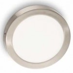 Ideal Lux UNIVERSAL AP1 24W ROUND NICKEL Настенный светильник