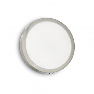 Светильник бра Ideal lux UNIVERSAL 24W ROUND NICKEL (141480) Светильник бра Ideal lux UNIVERSAL 24W ROUND NICKEL (141480)